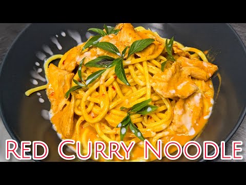 Red Curry Noodles Recipe | Red Curry Noodles | Thai Noodle Curry Recipe | Recipe By Na Chef In
