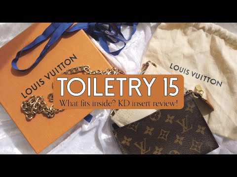 Louis Vuitton Toiletry 15 Unboxing | O que cabe dentro | Bolsa DIY Cross Body | Louis Vuitton Brasil