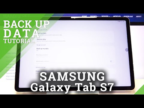 How to Backup Data on SAMSUNG Galaxy Tab S7 – Create Google Backup Account