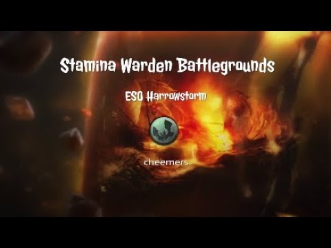 High Burst Stamina Warden | ESO Harrowstorm PvP Battlegrounds