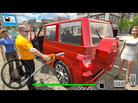 Offroad UAZ Patriot Red Jeep Driving Simulator - Android Gameplay