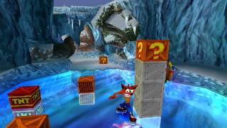 Crash Bandicoot 2: Cortex Strikes Back 100% Walkthrough HD - Part 3: Snow Go