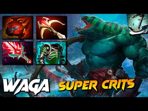 Waga Tidehunter Super Crits - Dota 2 Pro Gameplay [Watch & Learn]