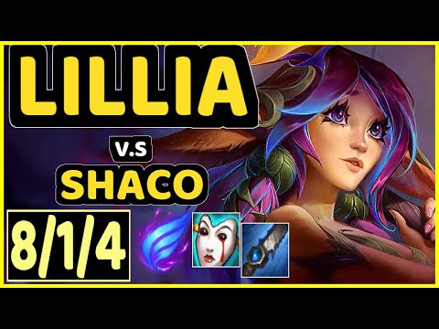 MAXLORE (LILLIA) vs SHACO - 8/1/4 KDA JUNGLE CHALLENGER GAMEPLAY - EUW