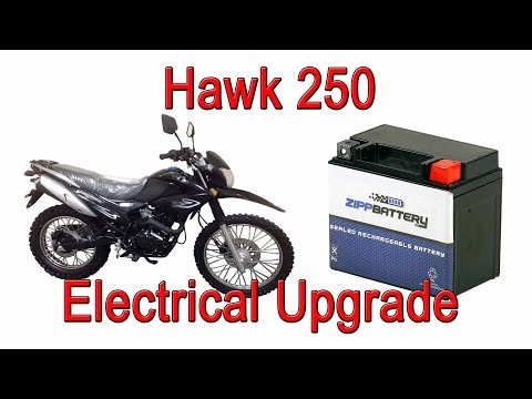 Hawk 250 Battery & Electrical System Upgrade
