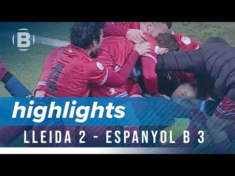 Resum Lleida 2 - Espanyol B 3 (Esport3)