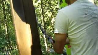 preview picture of video 'Go Ape (Tarzan Swing) at Grizedale Forest'