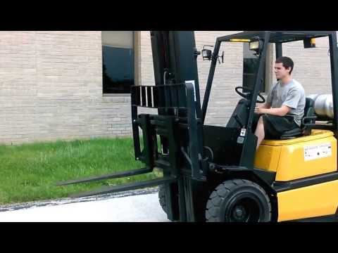 Yale GLP060TGNUAE093 6000 lb. Cushion Forklift Demo (St. Louis Area)