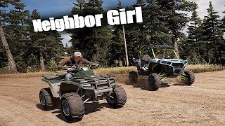 Far cry 5 Utv vs atv Ride with the Neighbor Girl