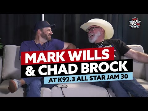 Mark Wills & Chad Brock look back on their history with the All Star Jam and each other