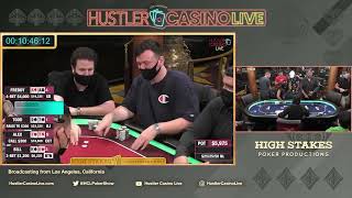 SUPER HIGH STAKES $100/200/400!! Garrett, Andy, Aaron Zang, Bill Klein - Commentary by David Tuchman