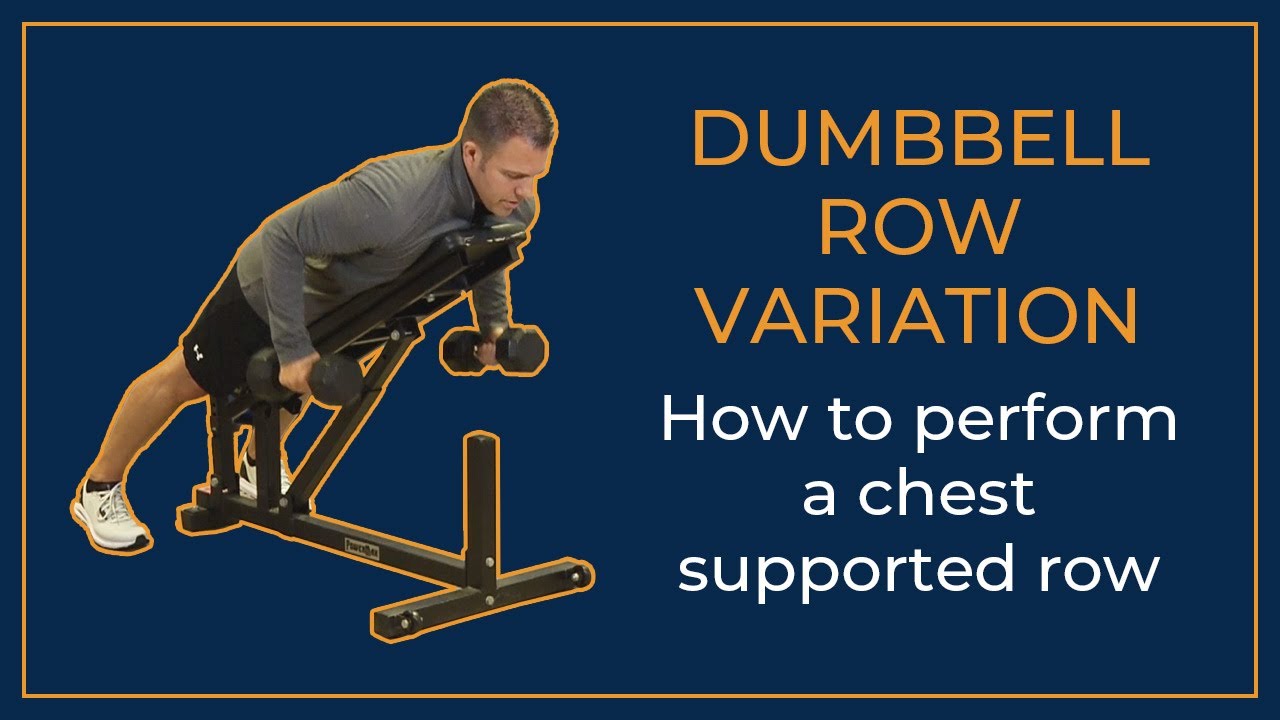 Chest-Supported Dumbbell Row demonstration video