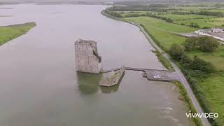 Carrigafoyle Castle, Ballylongford, County Kerry... Drone...