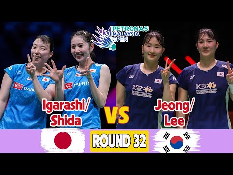 Igarashi/Shida (JPN) vs Jeong/Lee (KOR) R32 WD-PETRONAS Malaysia Open 2026