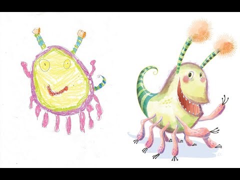 Professional Artists Recreate Kids’ Monster Doodles In Their Own Unique Style| Part 2 Video