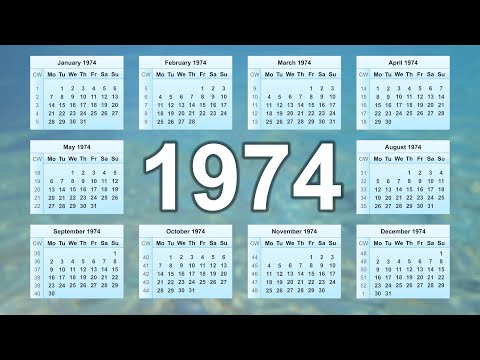 1974 Calendar