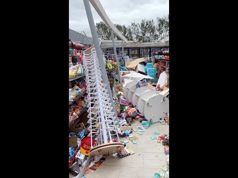 Convenience store in Florida destroyed by Hurricane Isaias