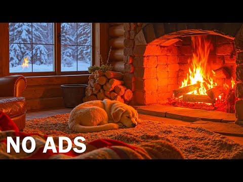 8 Hours of Anti-Anxiety Music for Dogs ❤️🦮Healing Music for Dogs 🎶Healing Fireplace Sounds