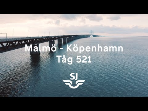 Malmö–Köpenhamn (X 2000 train driver view)