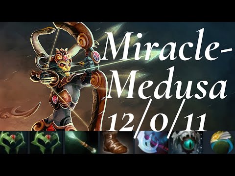 Miracle- mid Medusa vs Death Prophet - look at that level - Nigma vs Liquid game2 - Omega League