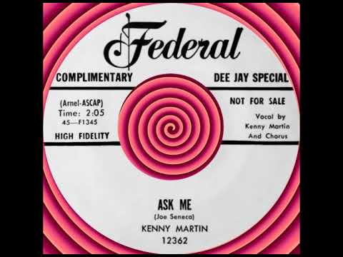 ASK ME, Kenny Martin, Federal #12362  1959