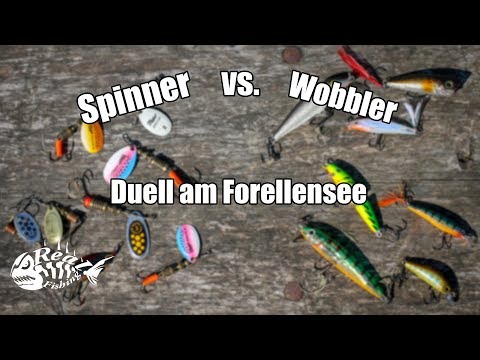 Spinner Vs. Wobbler - Duell der Köderklassiker // Was fängt besser am Forellensee???