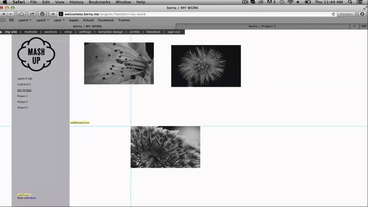 Enable responsive layout for Mashup template