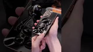 Download lagu Astronaut Phone Case with Stand & Lens Film Protective Cover mp3