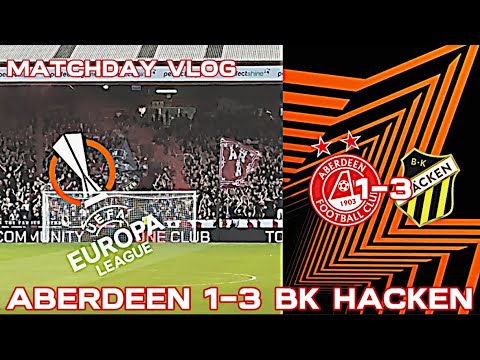 EUROPEAN Nights #1 | Aberdeen 1-3 BK Hacken (3-5 on aggregate) | Matchday Vlog ft @FootyAdventures
