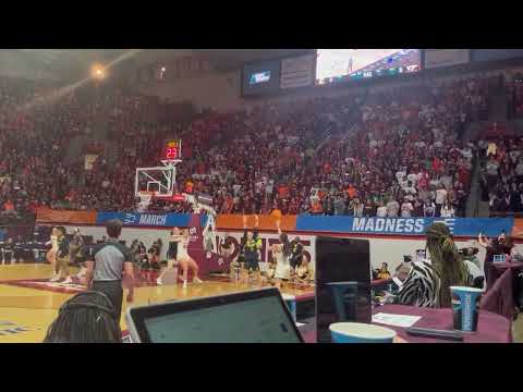 NCAA Bans Enter Sandman, Hokie Nation Responds | VT vs Chattanooga Mocs 1st Round Women's Tournament