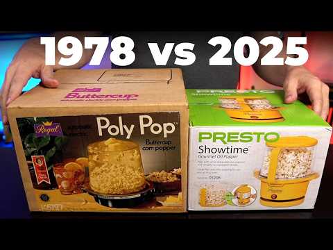 UNOPENED 1978 Popcorn Maker vs 2025 Retro Popper!