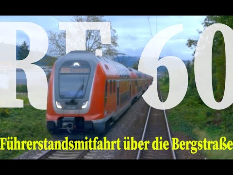 Führerstandsmitfahrt: Frankfurt (Main) Hbf → Mannheim Hbf über die Bergstraße