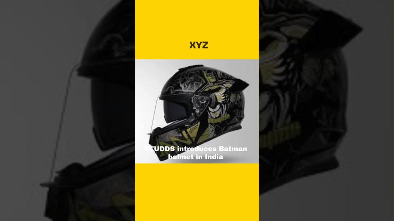 STUDDS introduces Batman helmet in India