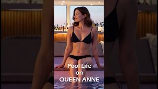 Pool Life on QUEEN ANNE #cruise #cunard #cruiseship #cruiselife #cruising #cruisetour #cruiser