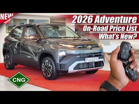 2026 Tata Punch Facelift Adventure, What’s New? On Road Price List