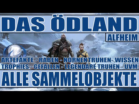 God of War Ragnarök - 100% Guide Alfheim - Das Ödland  - Alle Sammelobjekte