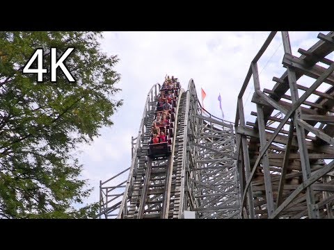 Off-ride footage of a Excalibur train