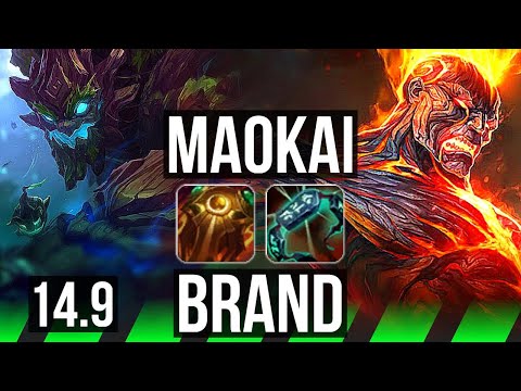 MAOKAI vs BRAND (JGL) | 2/2/10 | EUW Diamond | 14.9