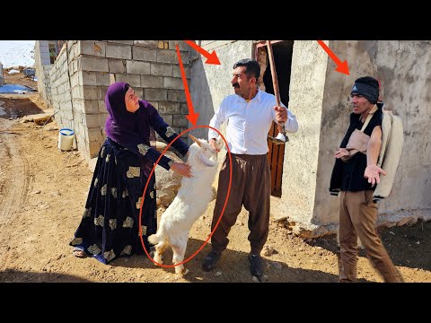 Akbar's return with the sheep and Fatima's anger to attack her