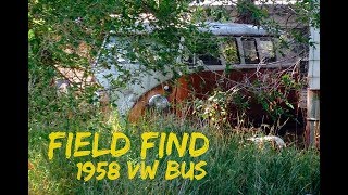 Forgotten Volkswagen Bus.  1958 PGSG We Finally made the Deal.