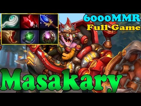 Dota 2 - Masakary 6000 MMR Plays Timbersaw - Full Game - Pub Match Gameplay!