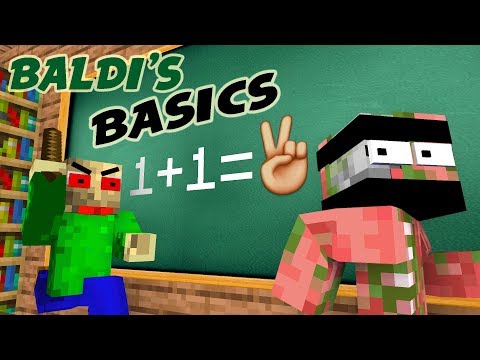 Monster School: BALDI'S BASIC BECOME TEACHER - Minecraft Animation