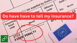 Should you declare points to your car insurer? (Is your insurance invalid???)