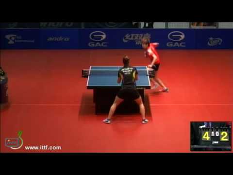 ITTF World Tour Polish Open 2013 R2 PARTYKA Natalia vs ZHOU Yihan