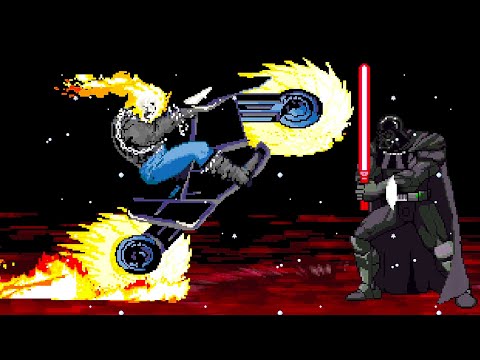 Darth VADER vs Ghost RIDER - HYPER Ultimate EPIC FIGHT!