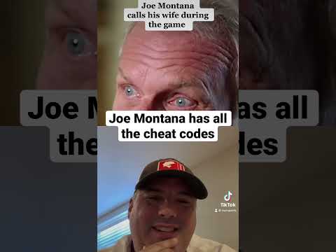 Joe Montana has all the cheat codes