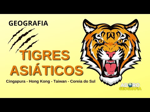 TIGRES ASIÁTICOS: Cingapura, Hong Kong, Taiwan e Coreia do Sul