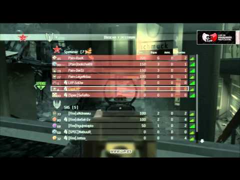FireGaming vs PainGaming (2/5) - MW3 PS3 - OpenCup 2 LVP