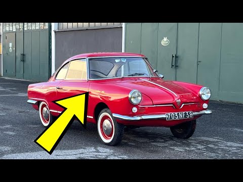 Even at 43 HP & Motorcycle Engine, the 1954 NSU Prinz Shocked Everyone with 60 MPG City