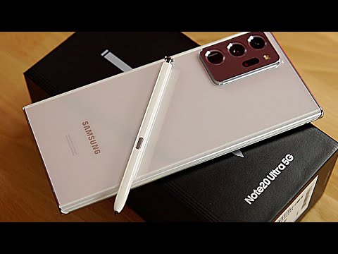 Samsung Galaxy Note 20 Ultra 5g - Mystic White. Unboxing and First Impressions.